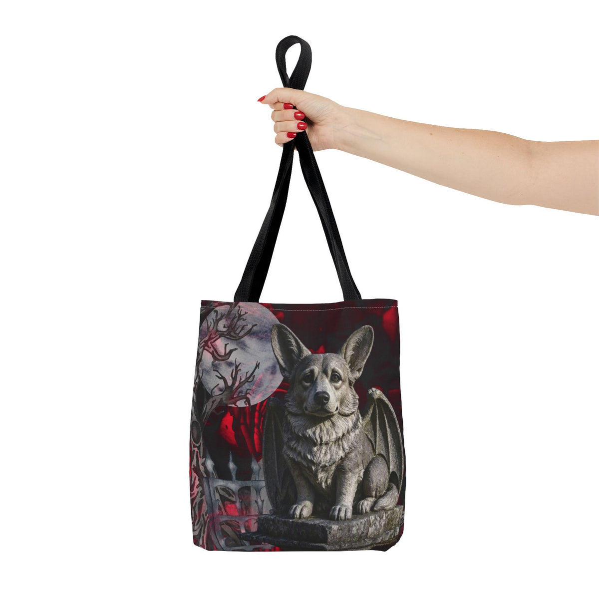 Corgi Angelic Gargoyle Protector Tote Bag