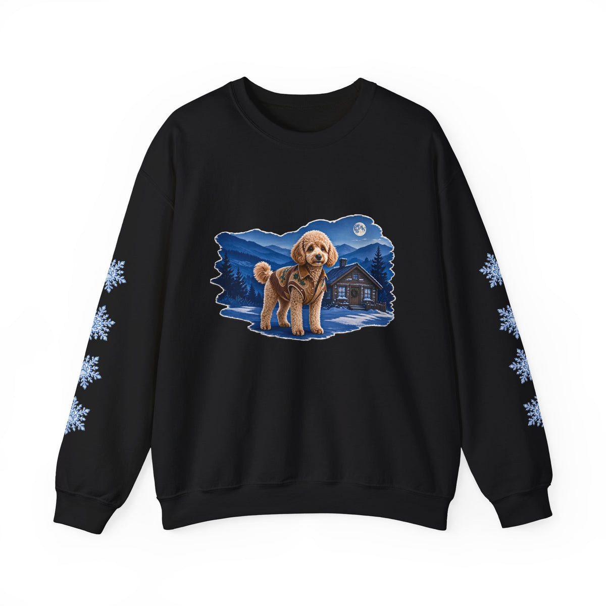 Toy Poodle Smoky Mountain Christmas Sweatshirt