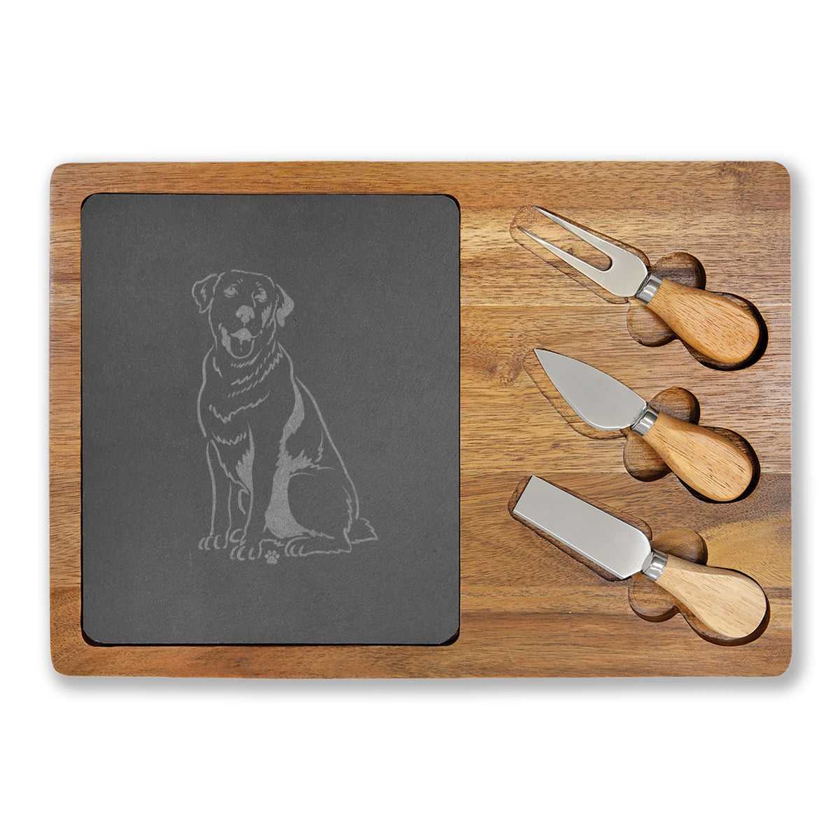 Labrador Retriever Engraved Charcuterie Board, Dog Lover Cheese Board & Serving Platter