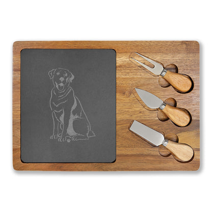Labrador Retriever Engraved Charcuterie Board, Dog Lover Cheese Board & Serving Platter