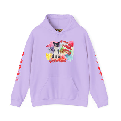 Emotional Support Human for my Border Collie Hoodie