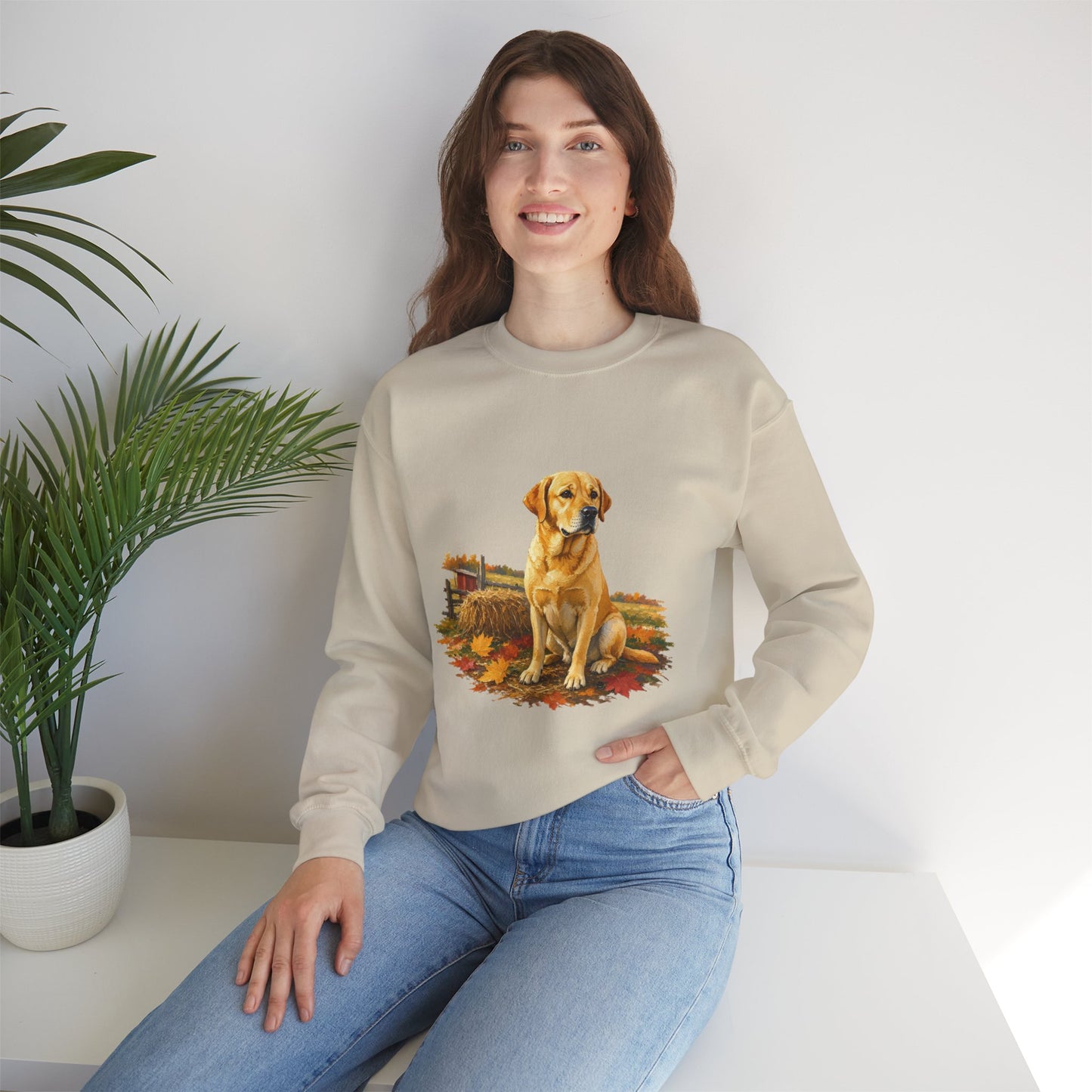 Golden Labrador Retriever Sweater Weather Sweatshirt