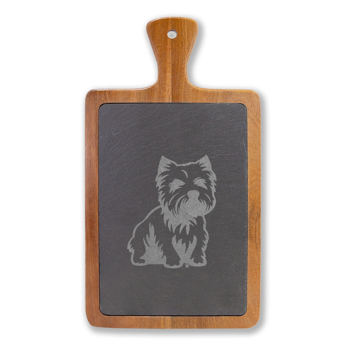 West Highland Terrier Engraved Charcuterie Board, Dog Lover Cheese Board & Serving Platter