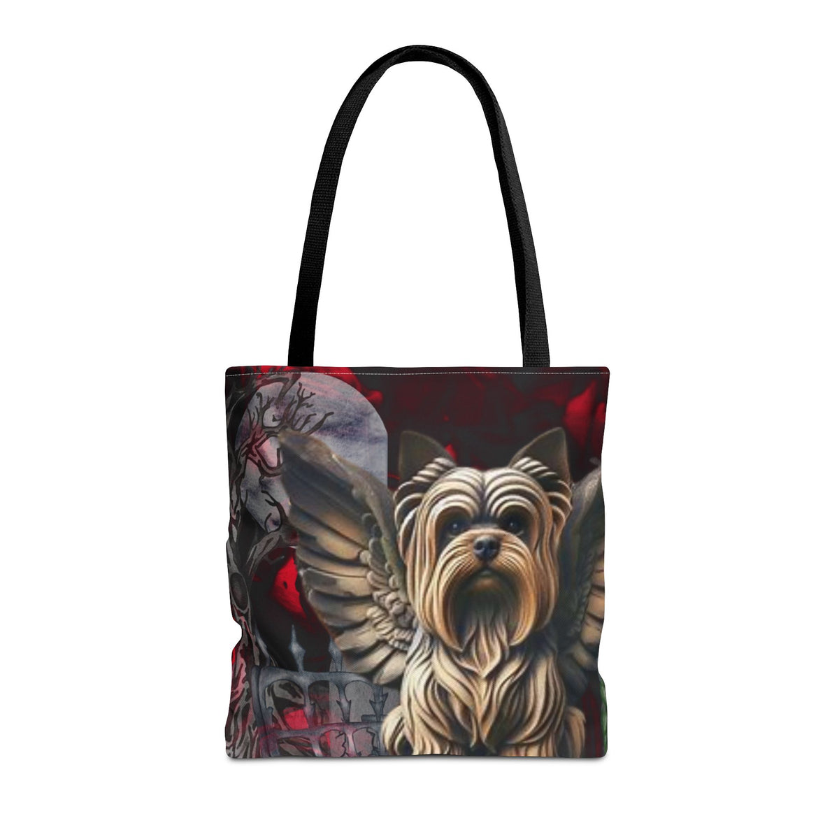 Yorkshire Terrier Angelic Gargoyle Protector Tote Bag