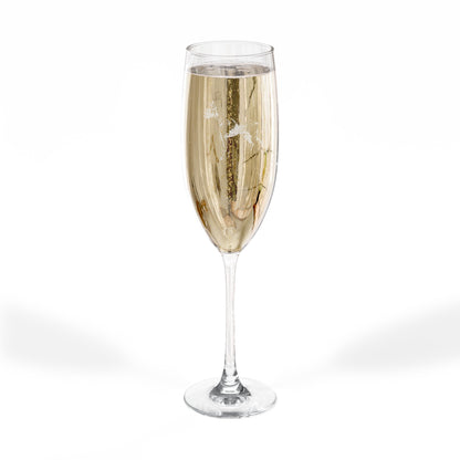 Boxer Engraved Champagne Flute