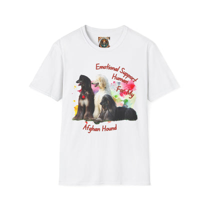 Afghan Hound Emotional Support Human T-shirt