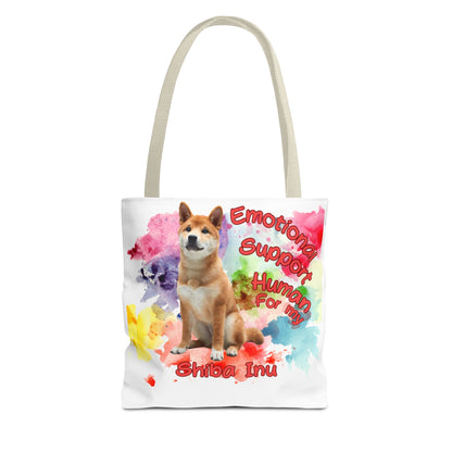 Emotional Support Human for my Shiba Inu Totebag