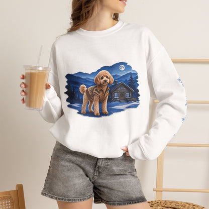 Toy Poodle Smoky Mountain Christmas Sweatshirt
