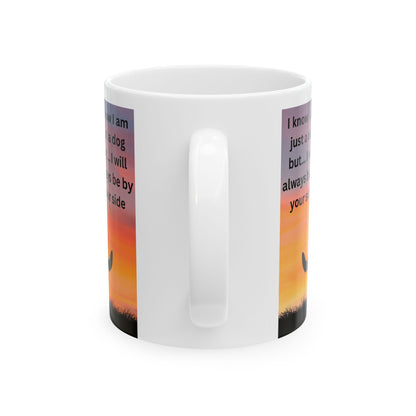 Hug a Dog Day  Ceramic Mug, 11oz