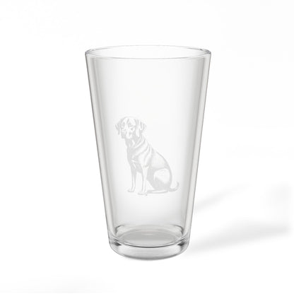 Black Lab Engraved Pint Glass