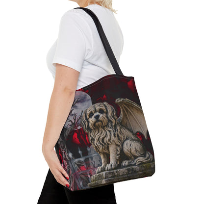 Maltese Angelic Gargoyle Protector Tote Bag