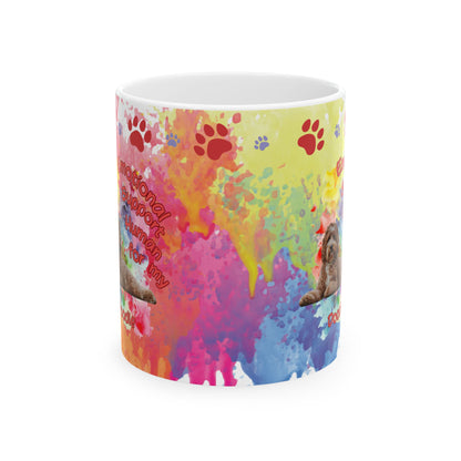 Emotional Support Human for my Doodle Dog Coffee mug