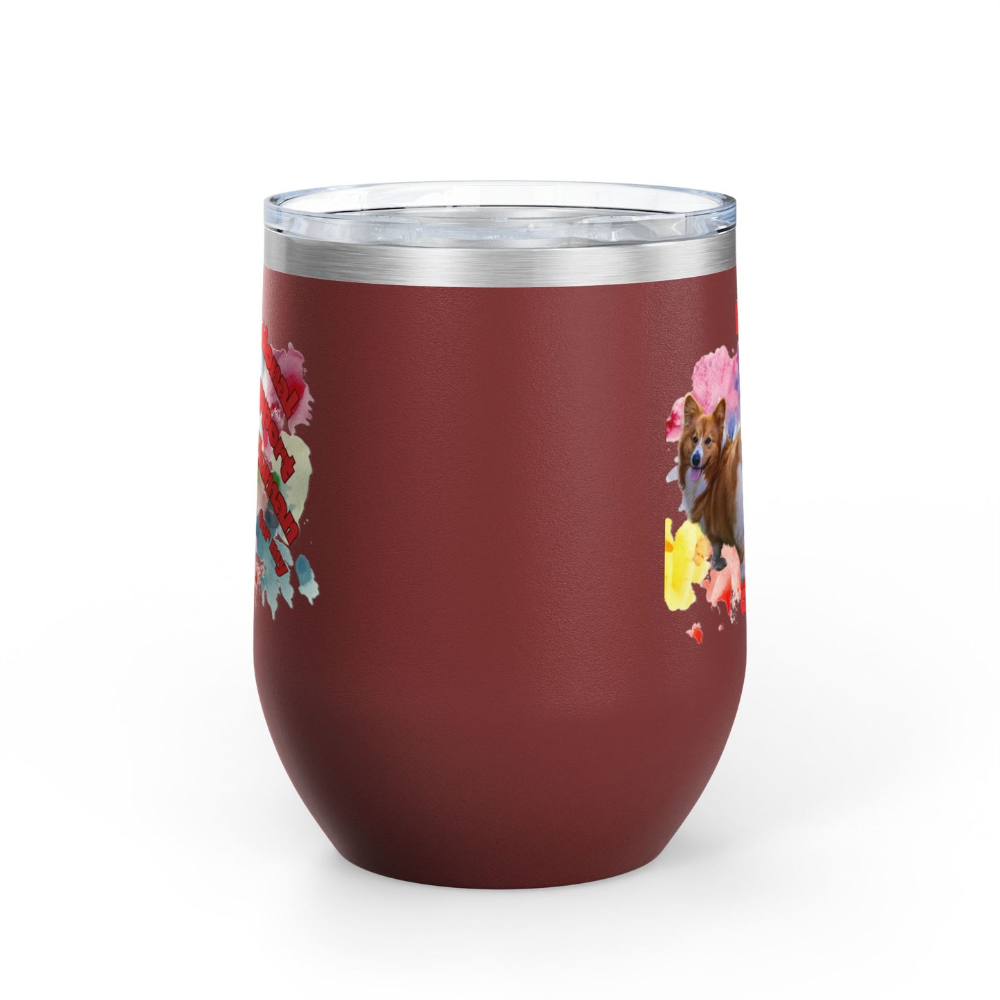 Emotional Support Human for my Corgi Wine Tumbler
