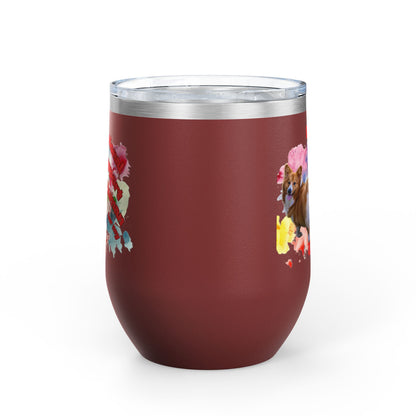 Emotional Support Human for my Corgi Wine Tumbler
