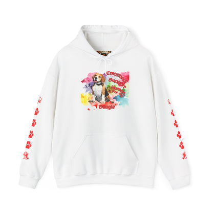 Emotional Support Human for My Beagle Pullover Hoodie