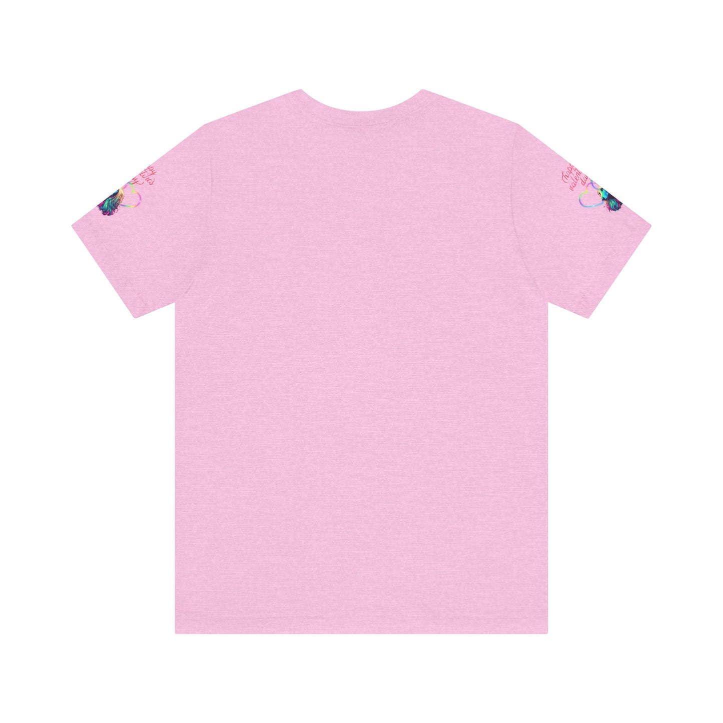 Afghan Hound Neon Hearts Valentine Tee