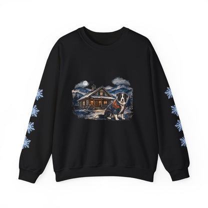 Border Collie Smoky Mountain Christmas Sweatshirt