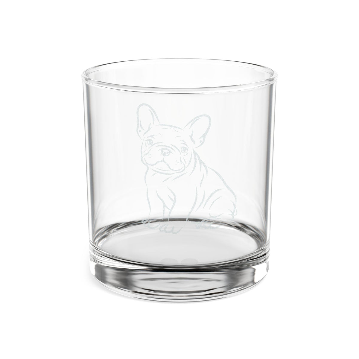 French Bulldog Engraved Whiskey Glass