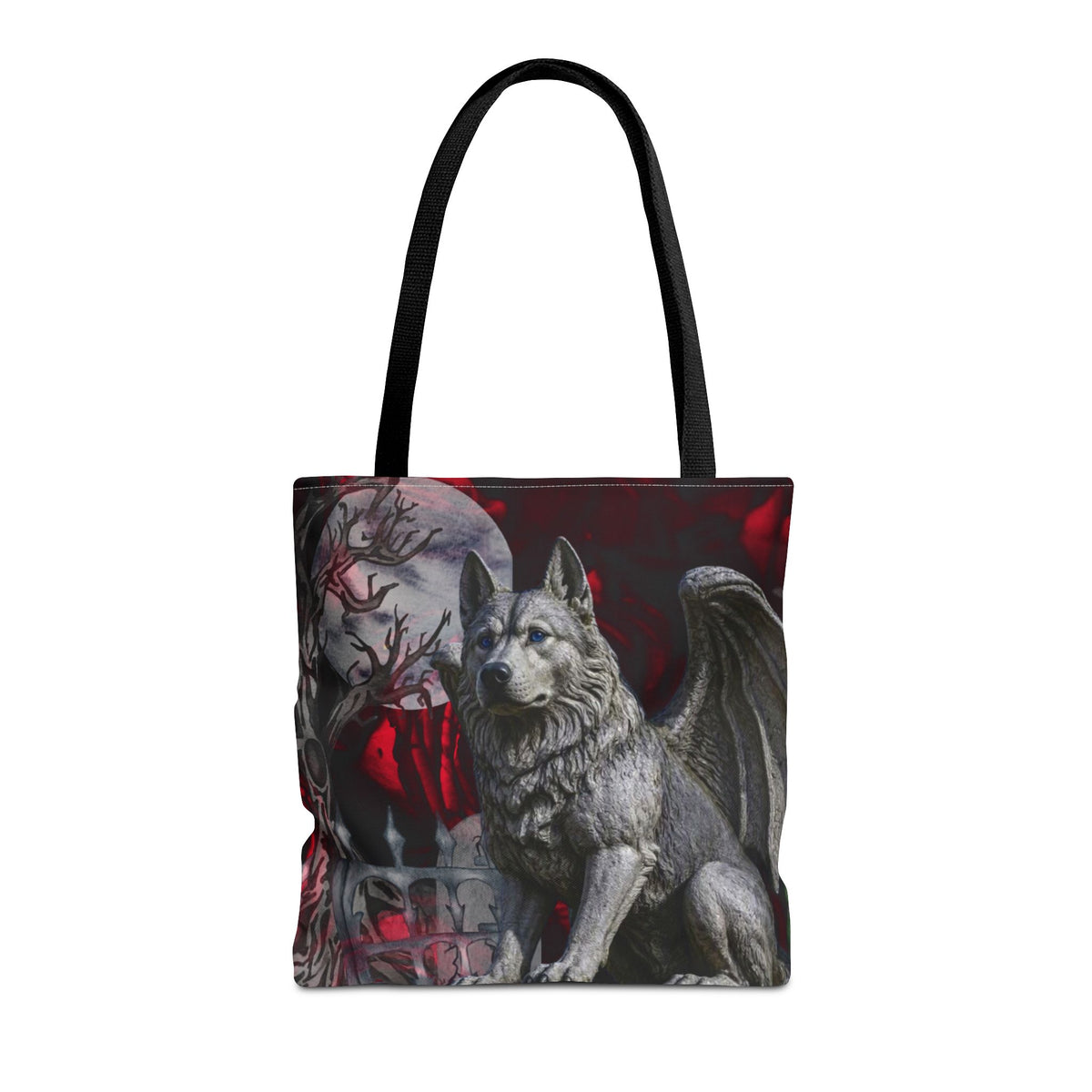 Siberian Husky Angelic Gargoyle Protector Tote Bag