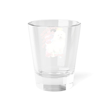 Emotional Support Human for My Bichon Frise Shot Glass