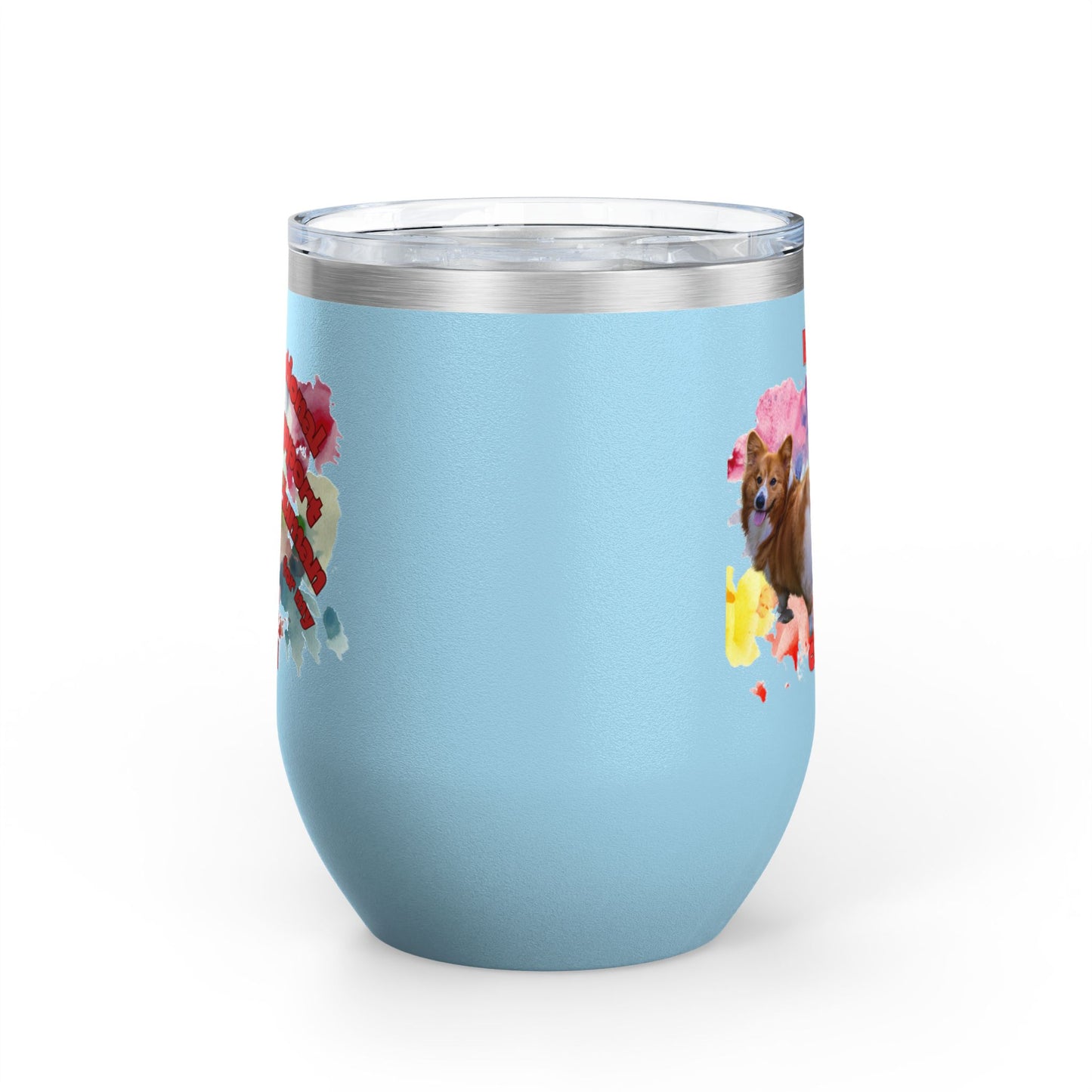 Emotional Support Human for my Corgi Wine Tumbler