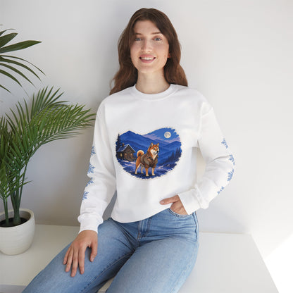 Shiba Inu Smoky Mountain Christmas Sweatshirt