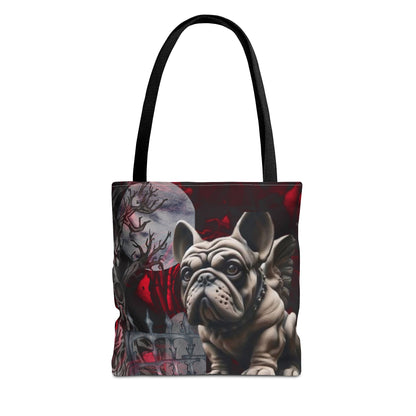 French Bulldog Angelic Gargoyle Protector Tote Bag