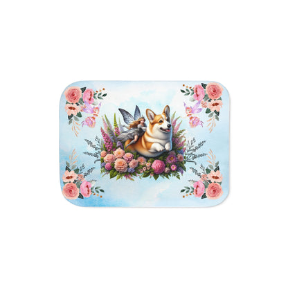 Corgi Fairytale Sherpa Blanket, Two Colors