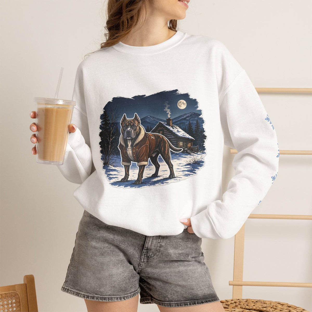 Pitbull Smoky Mountain Christmas Sweatshirt