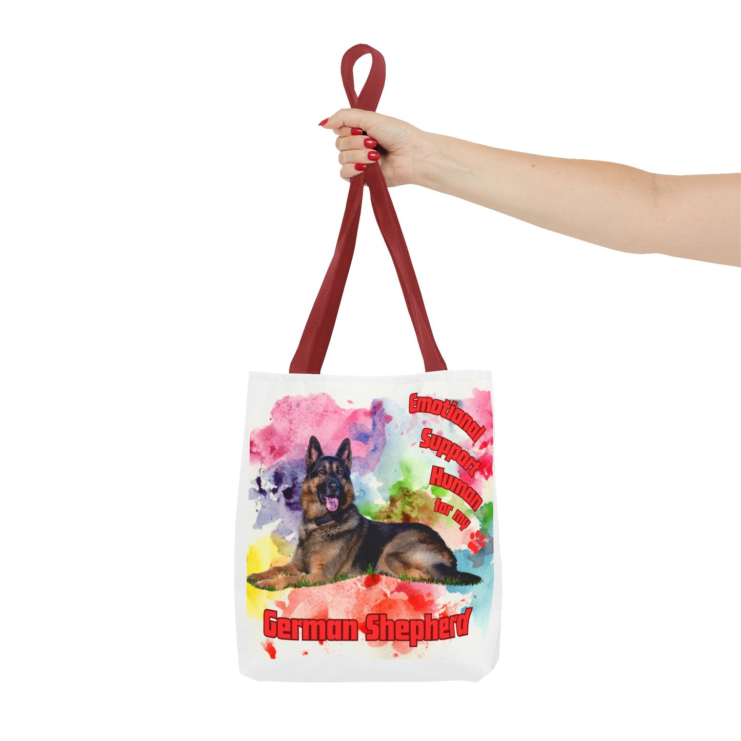 Emotional Support Human for my German Shepherd Totebag