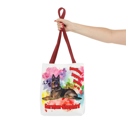 Emotional Support Human for my German Shepherd Totebag