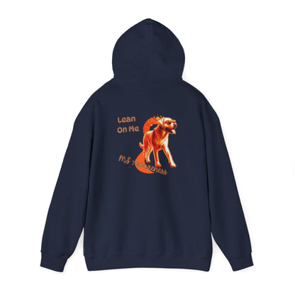 Labrador Retriever "Lean on Me" MS Awareness Hoodie