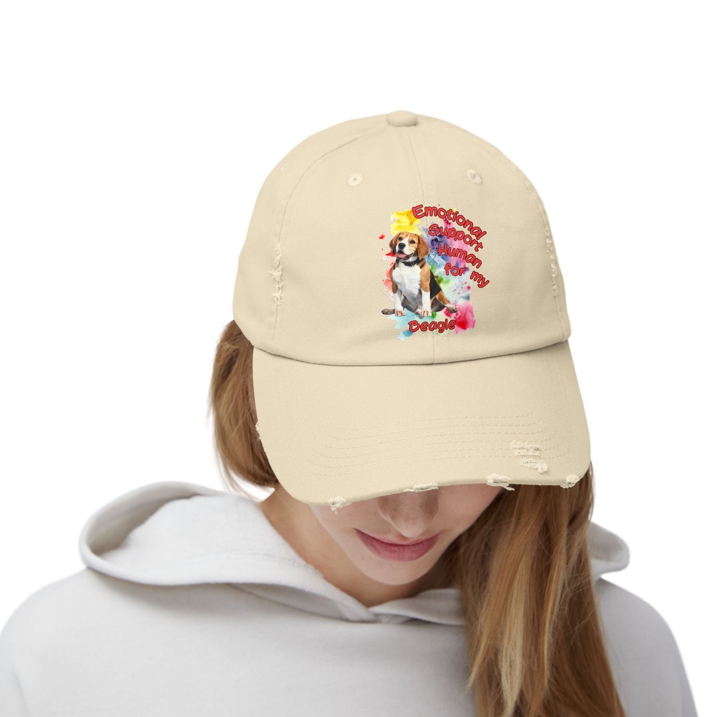 Emotional Support Human for my Beagle Hat