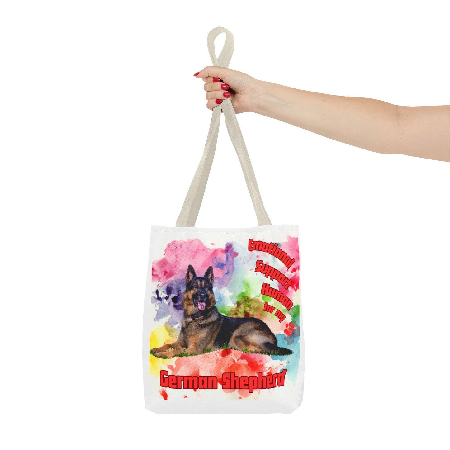 Emotional Support Human for my German Shepherd Totebag
