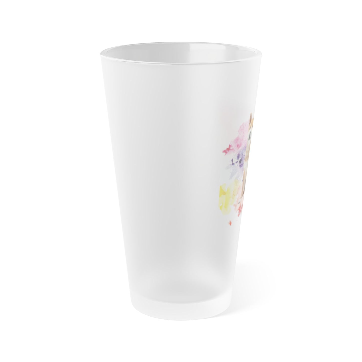 Emotional Support Human for my Shiba Inu Frosted Pint Glass