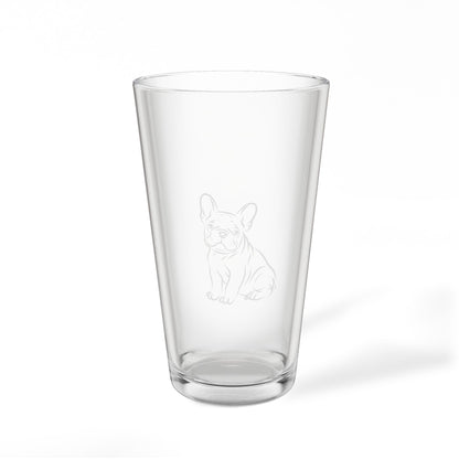 French Bulldog Engraved Pint Glass