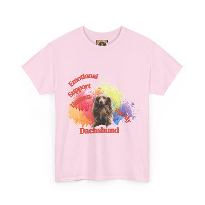 Emotional Support Human for my Dachshund T-shirt