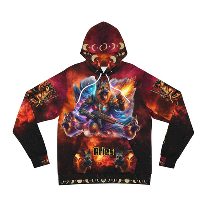 Cosmic Aries Hoodie - Bad Ass Zodiac Graphic Sweatshirt