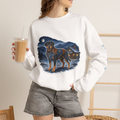Rottweiler Smoky Mountain Christmas Sweatshirt