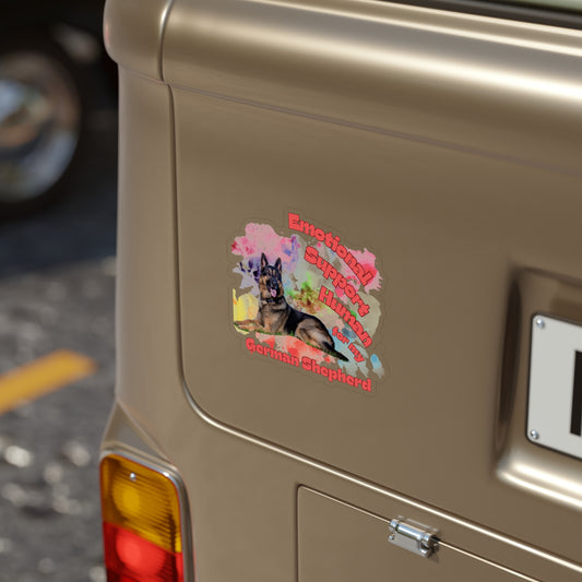 Emotional Support Human for my German Shepherd Sticker