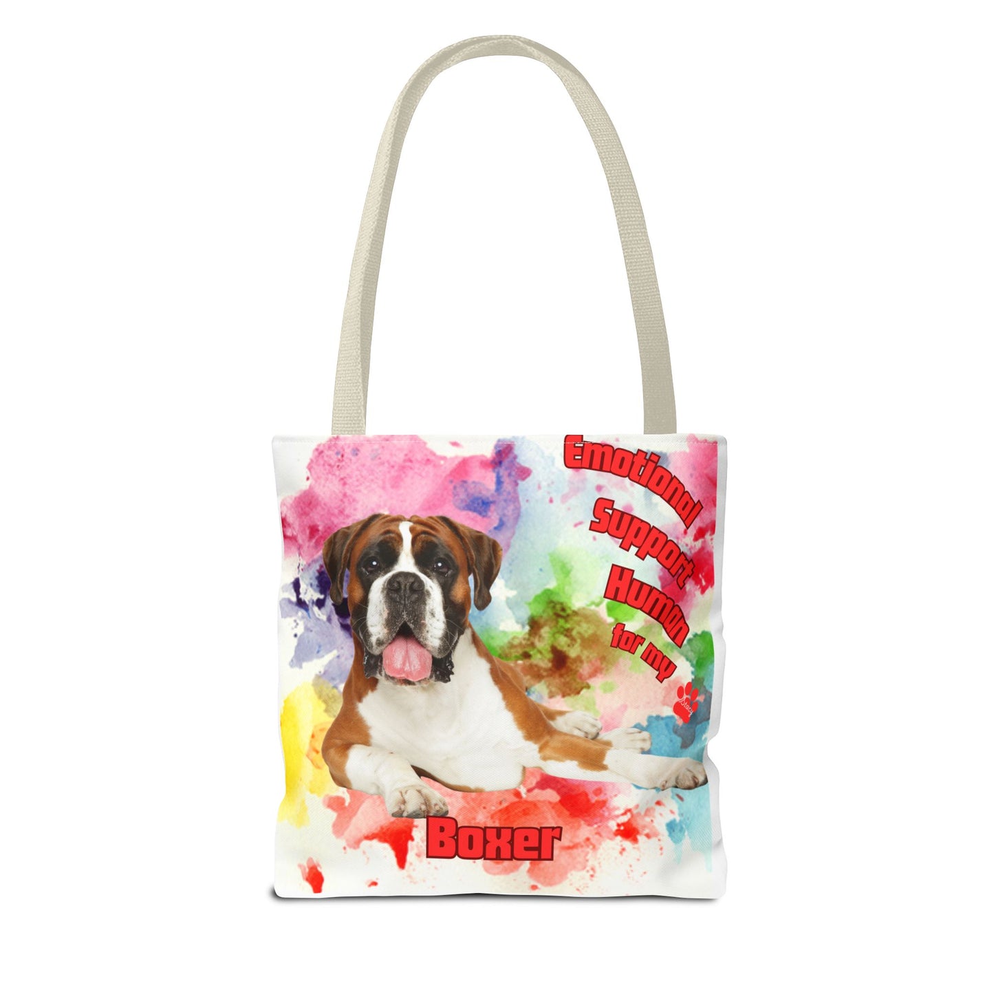Emotional Support Human for my Boxer tote bag