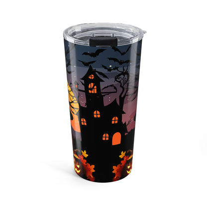 Halloween Witch American Bulldog Tumbler