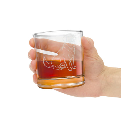 Golden Retriever Engraved Whiskey Glass