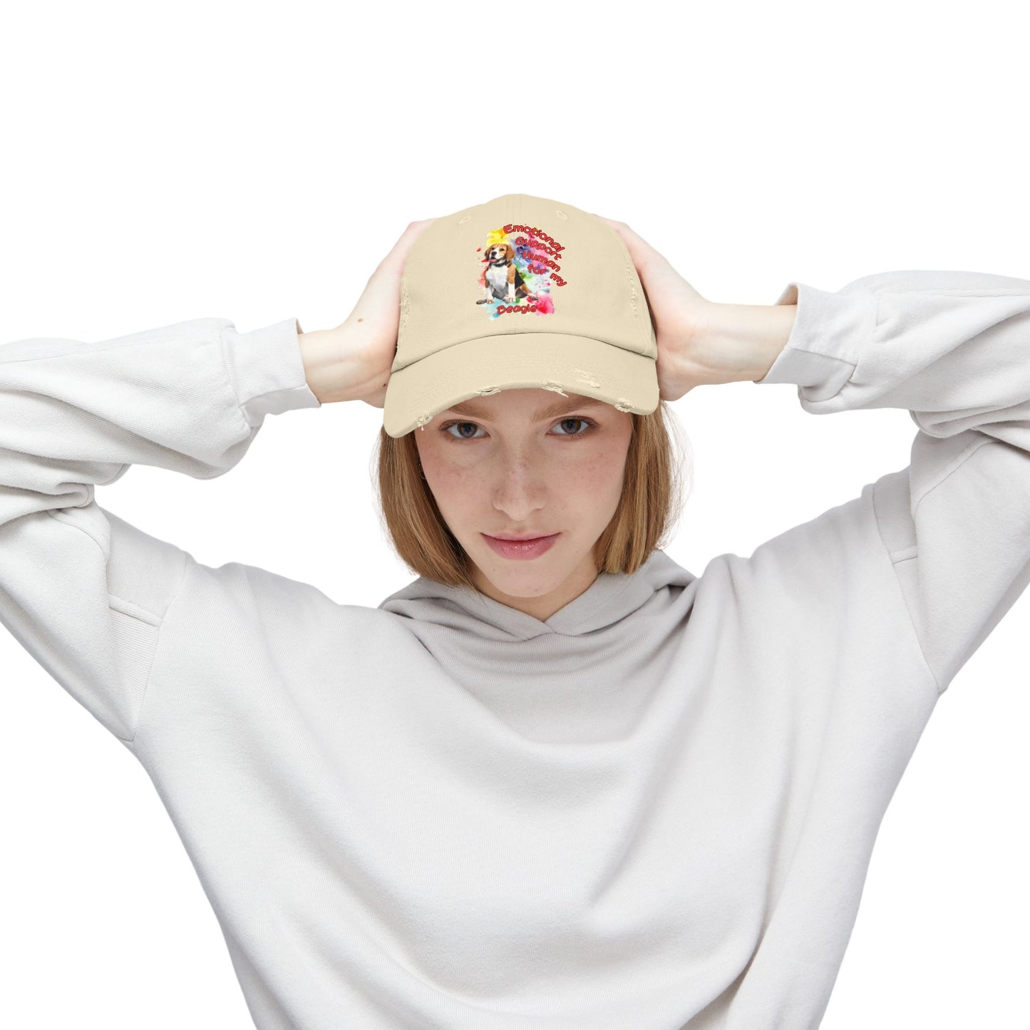 Emotional Support Human for my Beagle Hat