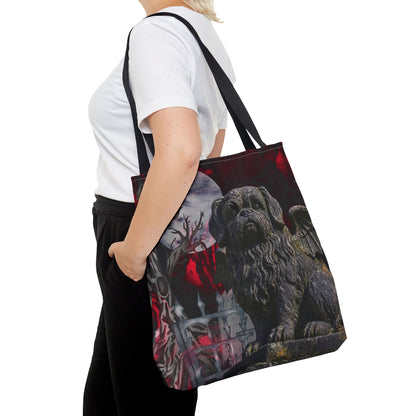 Shih Tzu Angelic Gargoyle Protector Tote Bag