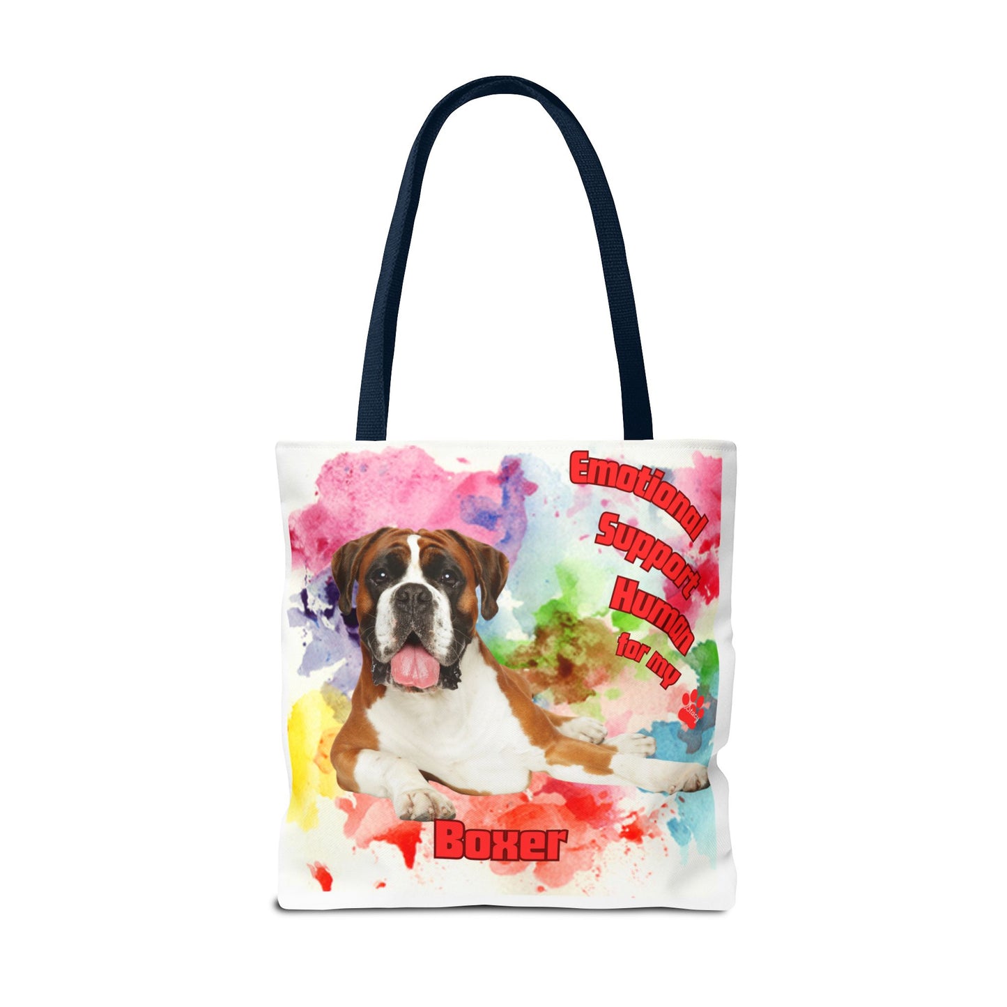 Emotional Support Human for my Boxer tote bag