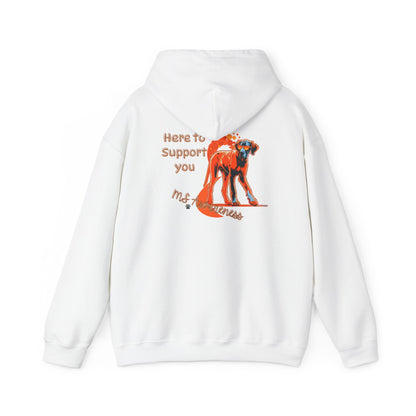 Great Dane "Here to Support You" MS Awareness Hoodie