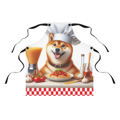 Shiba Inu Italian Chef Apron