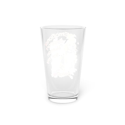 Emotional Support Human for my Beagle Pint Glass Clear