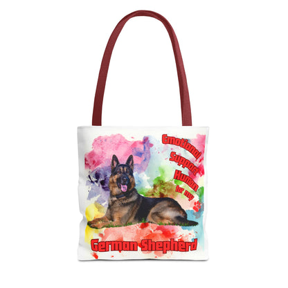 Emotional Support Human for my German Shepherd Totebag